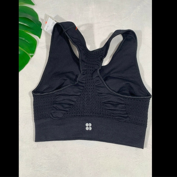 NEW $50 Sweaty Betty Stamina Sports Bra in Black [SZ Small ]‎ - Picture 7 of 8